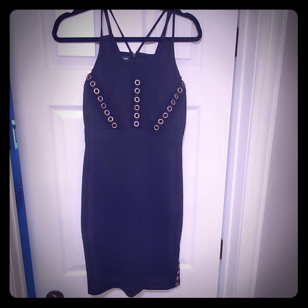 Bebe dress black dress 6 worn once